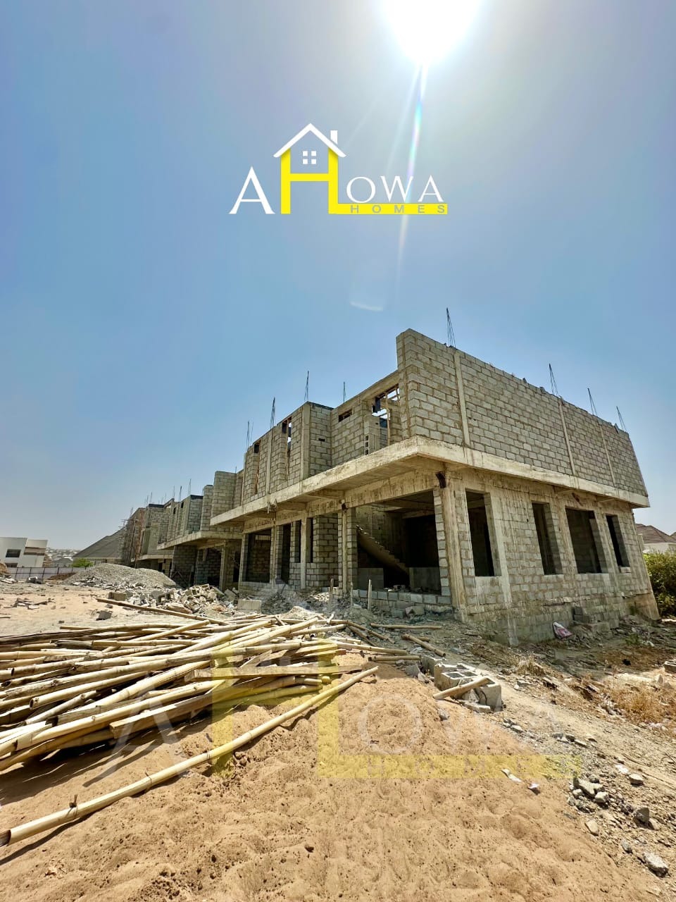 This is 4 bedroom semi detached duplex for sale on a semi-finished level